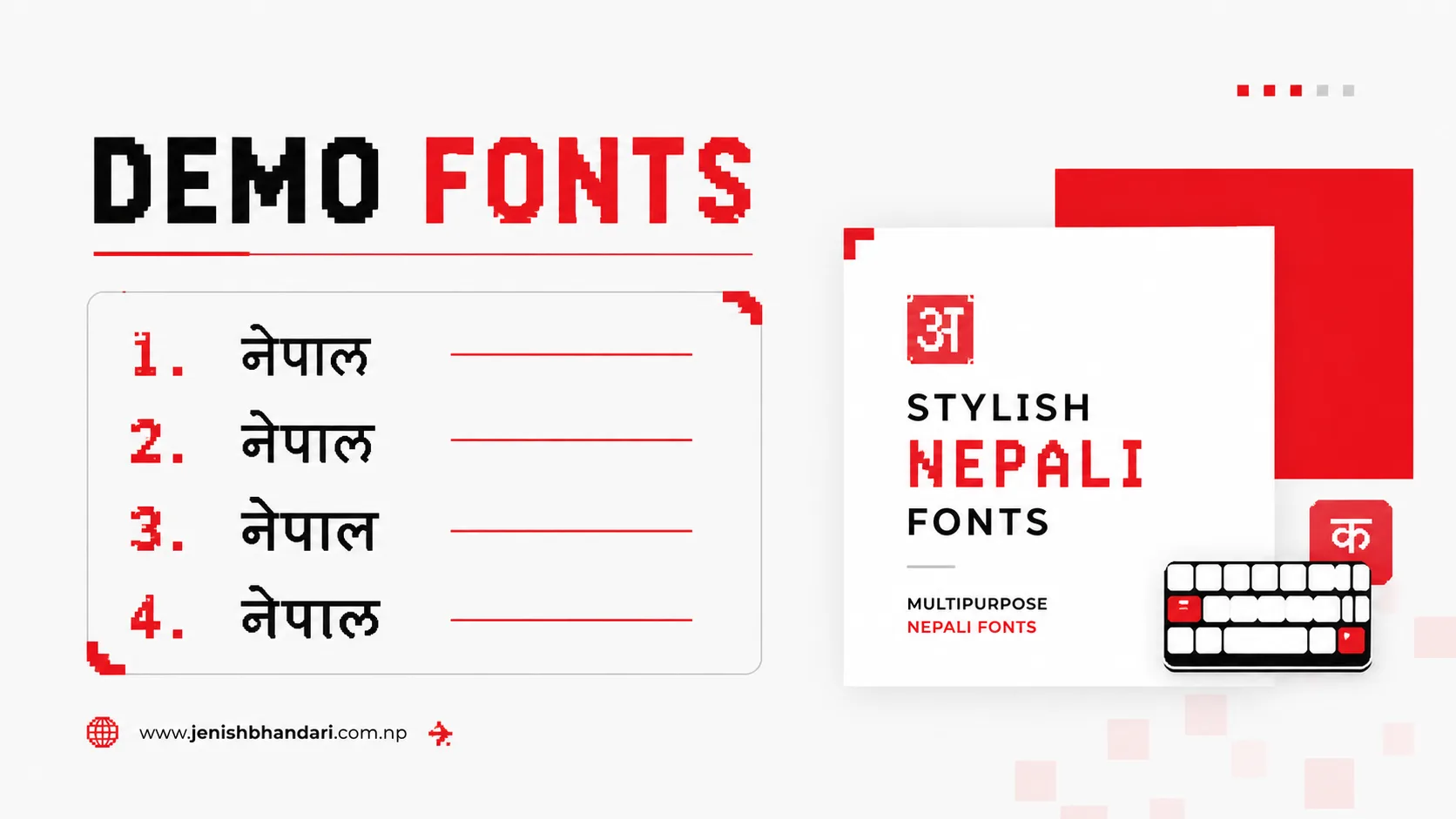 Stylish Nepali Fonts Free Download - Beautiful Devanagari Fonts Collection